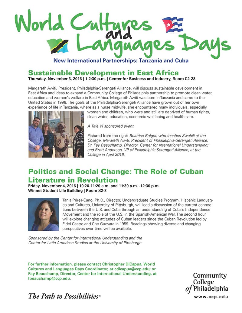 World Cultures Day Flyer