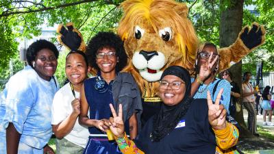 Students at NERC Welcome Week