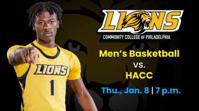 men's basketball vs. HACC Jan. 8 at 7 p.m.
