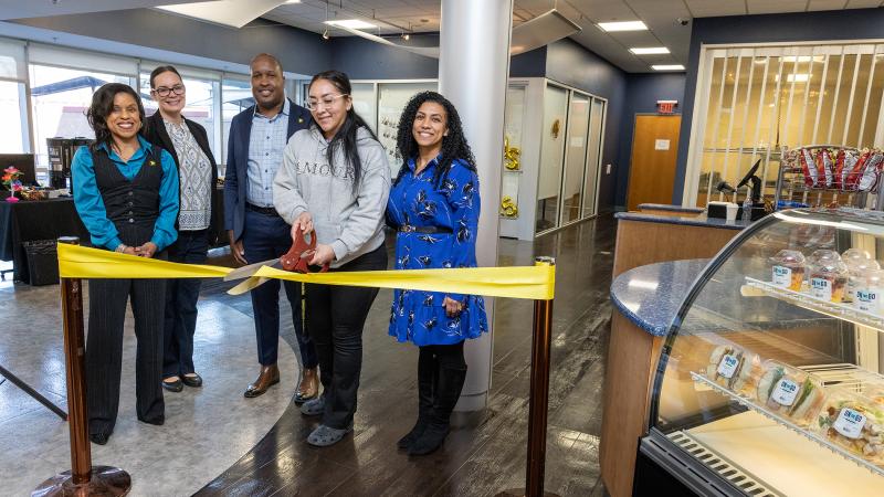 NERC cafe ribbon cutting