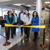 NERC cafe ribbon cutting