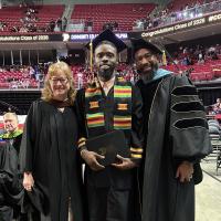 Dwayne Washington at Graduation 