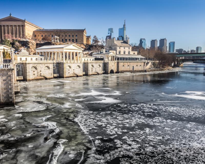 Philadelphia in the winter