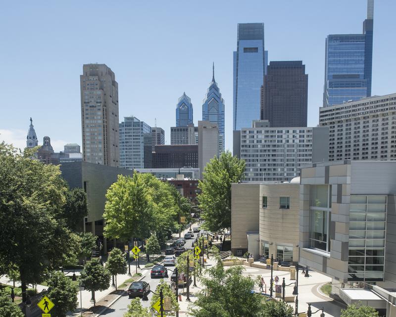 View of main campus on 17th street