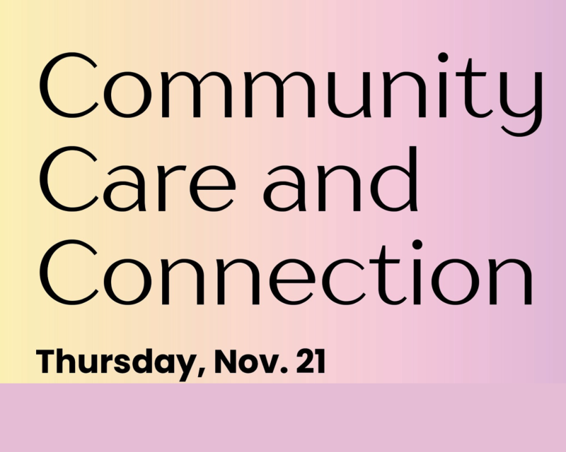 Community Care and Connection