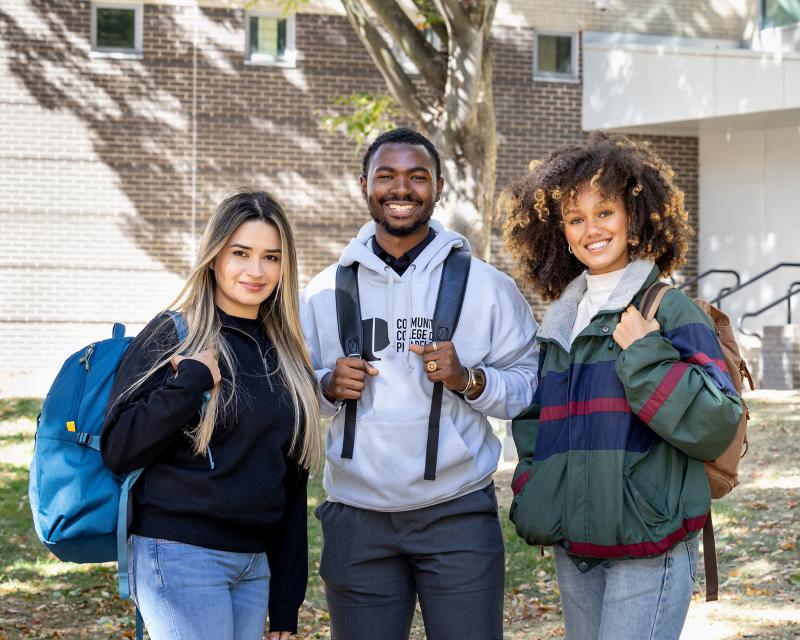 Students Smiling at the Camera