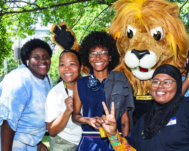 Students Smiling at the Camera