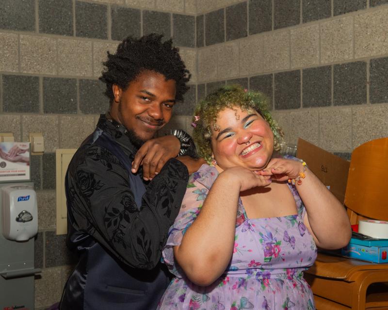 Students Smiling at the Camera