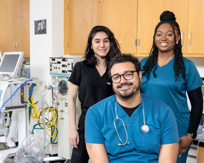 Respiratory Care Technology students