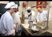 CCP students learning in the Culinary Arts program.