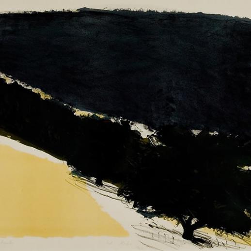 Wolf Kahn Untitled Landscape, 1969 Lithograph